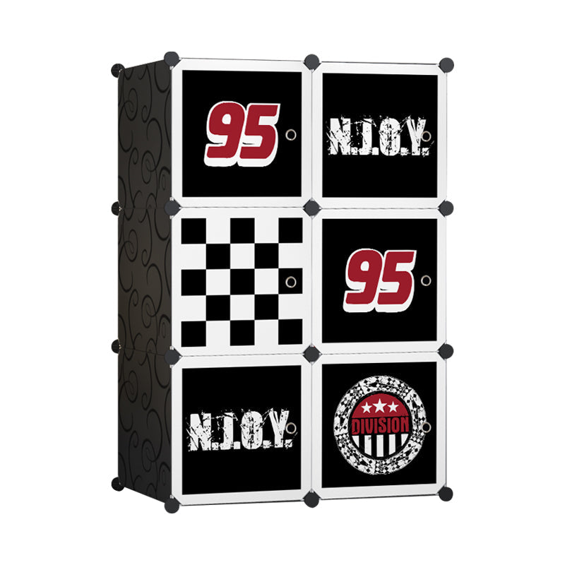 Dulap Modular cu 6 Rafturi AT PERFORMANCE®– Design Modern N.J.O.Y, Division